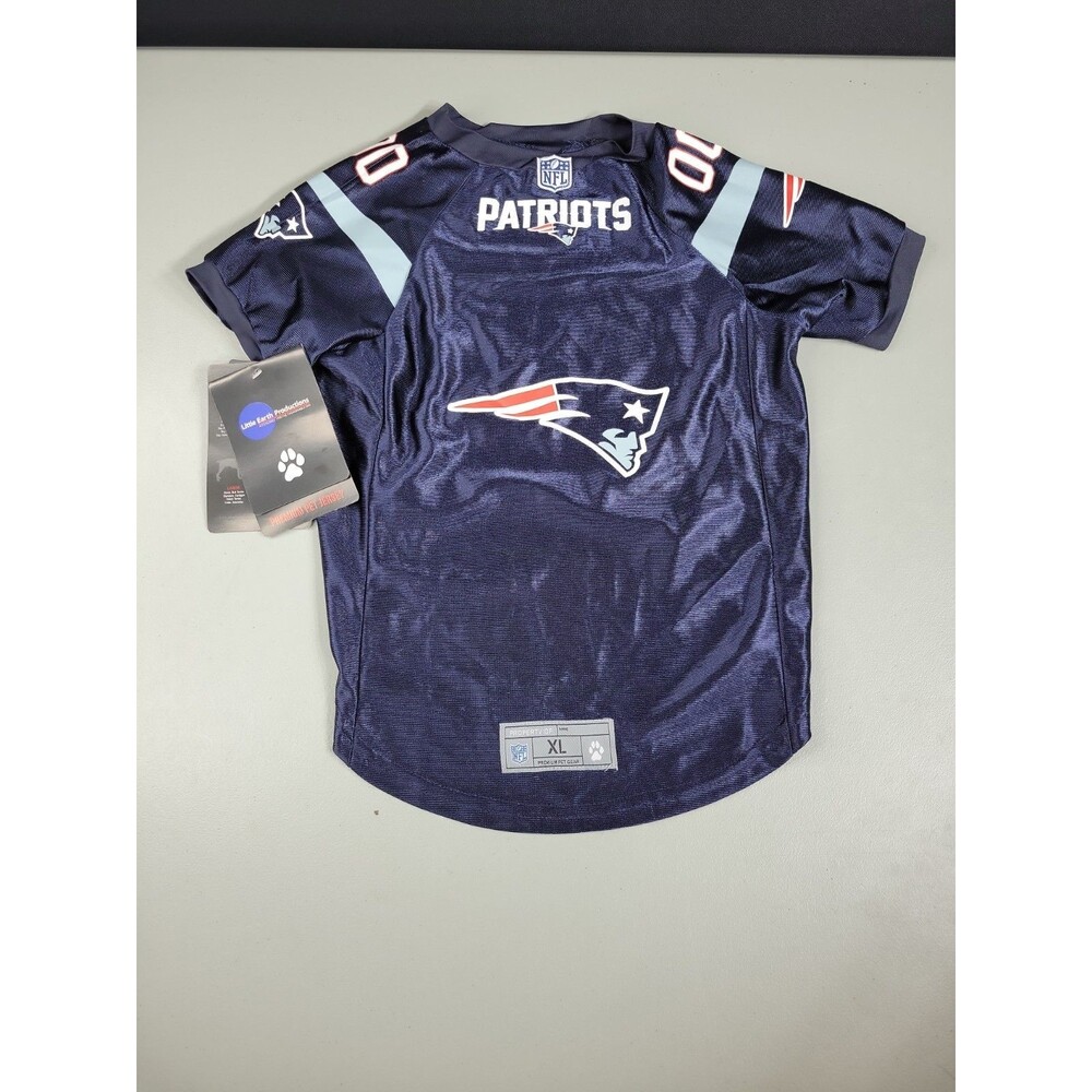 NFL Pet Jersey By Little Earth Big Pet  Dog Jersey New England Patriots Size XL